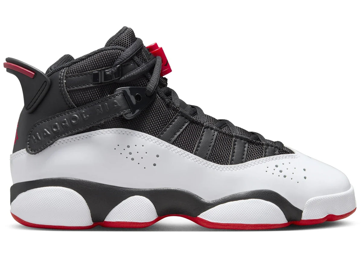 Jordan 6 Rings Black White University Red (GS) – Jordan – THE LAB CONCEPT CLUB Bienne
