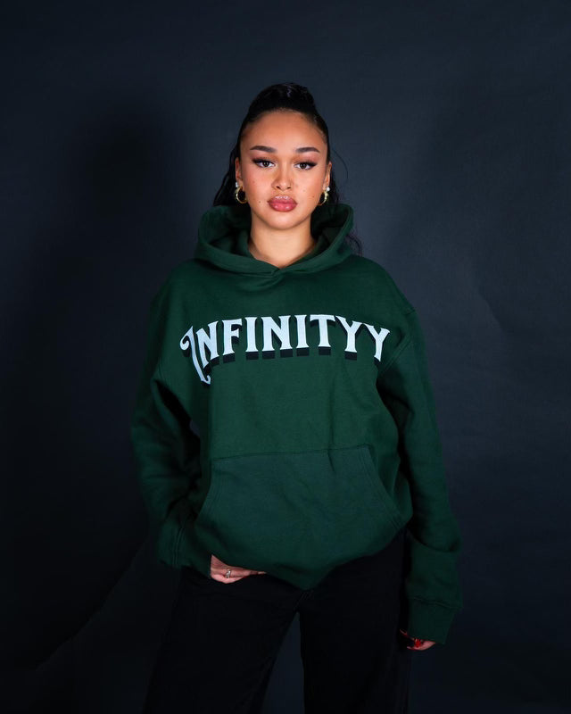 INFINITYY Trust no One Hoodie Green