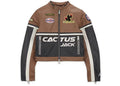 Jordan x Travis Scott Cactus Jack Women's Leather Jacket Archaeo Brown – Jordan – THE LAB CONCEPT CLUB Bienne