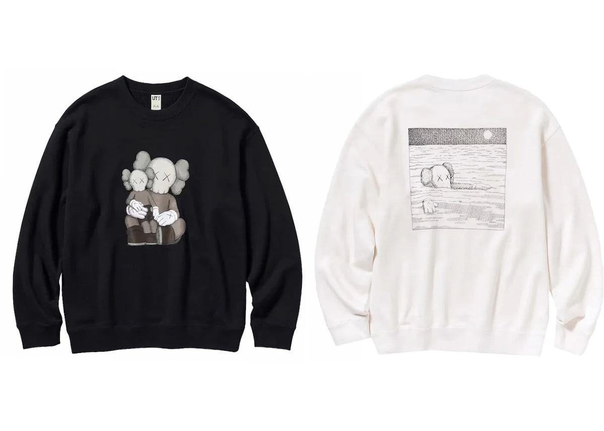 KAWS x Uniqlo Longsleeve Sweatshirt (Set of 2) Off White/Black – KAWS – THE LAB CONCEPT CLUB Bienne