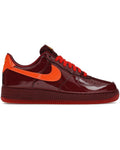 Nike Air Force 1 Low Patent Leather Dark Team Red Safety Orange - visuel officiel StockX