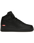 Nike Air Force 1 Mid Supreme Black - visuel officiel StockX