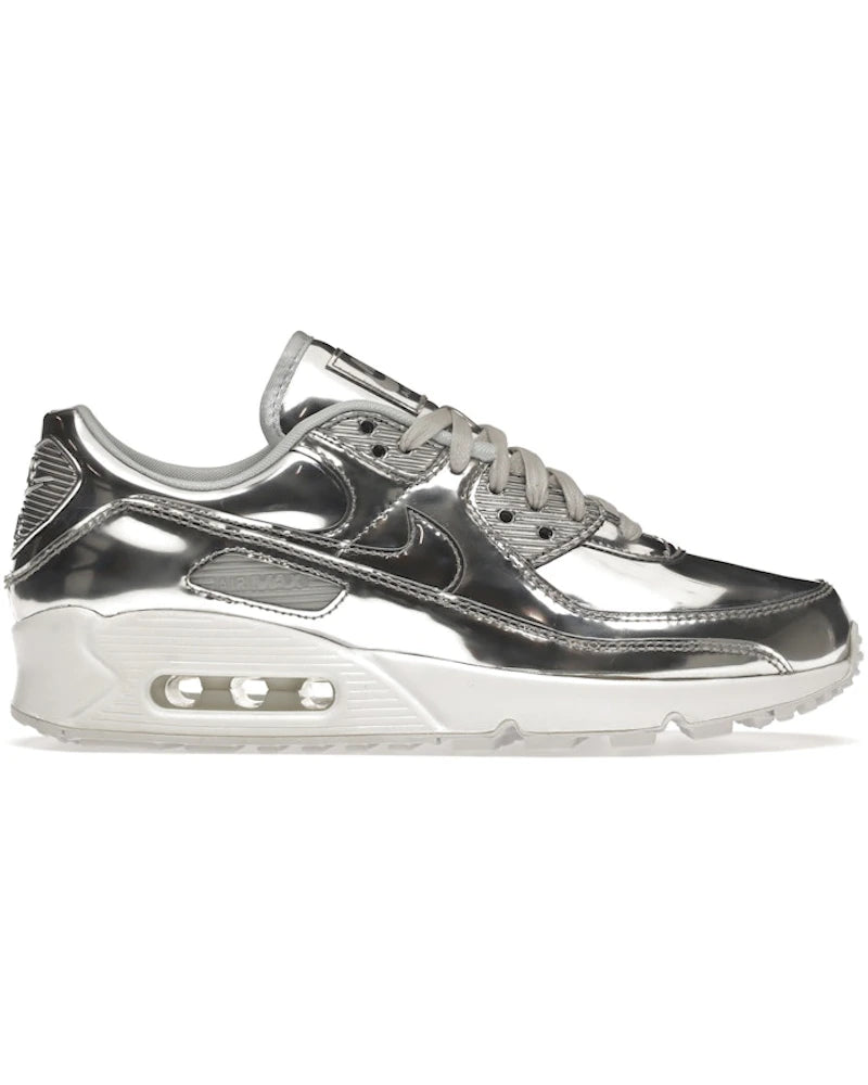 Nike Air Max 90 Metallic Silver (2020/2025) (Women's) - visuel officiel StockX