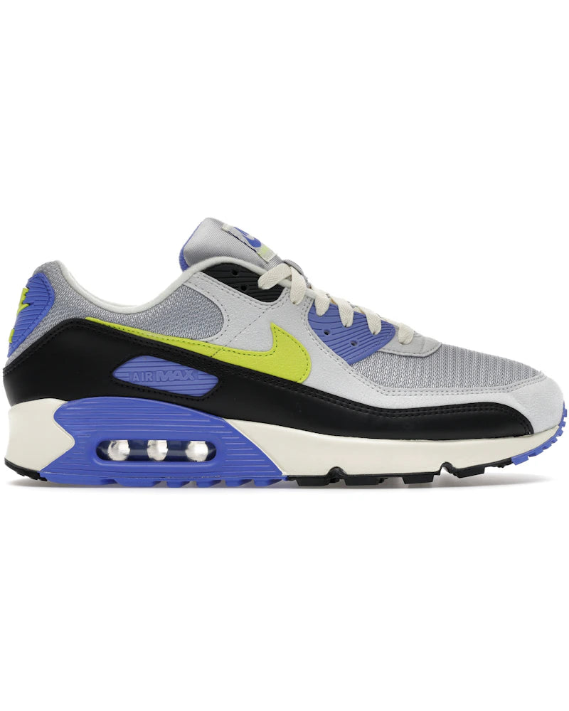 Nike Air Max 90 Wave Pack Photon Dust Blue Cyber - visuel officiel StockX