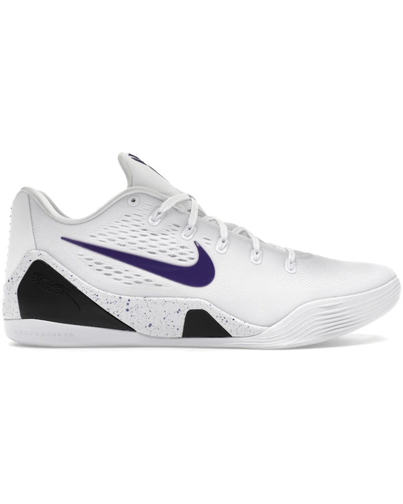 Nike Kobe 9 Elite Low EM Protro White Court Purple - visuel officiel StockX
