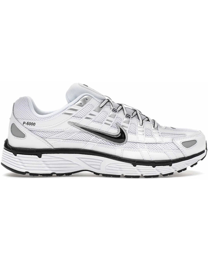 Nike P-6000 White Metallic Silver Black - visuel officiel StockX