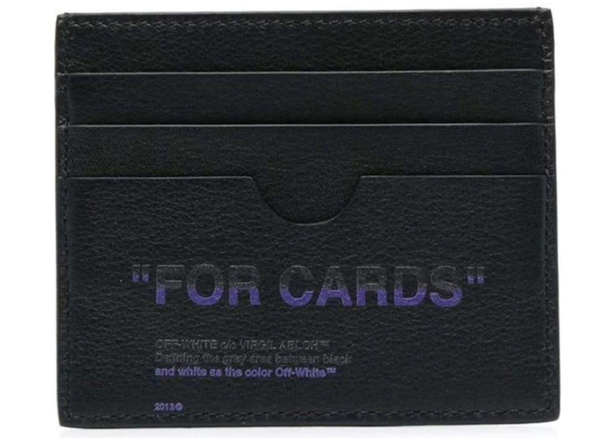OFF-WHITE Card Case Quote Black/Purple – OFF-WHITE – THE LAB CONCEPT CLUB Bienne