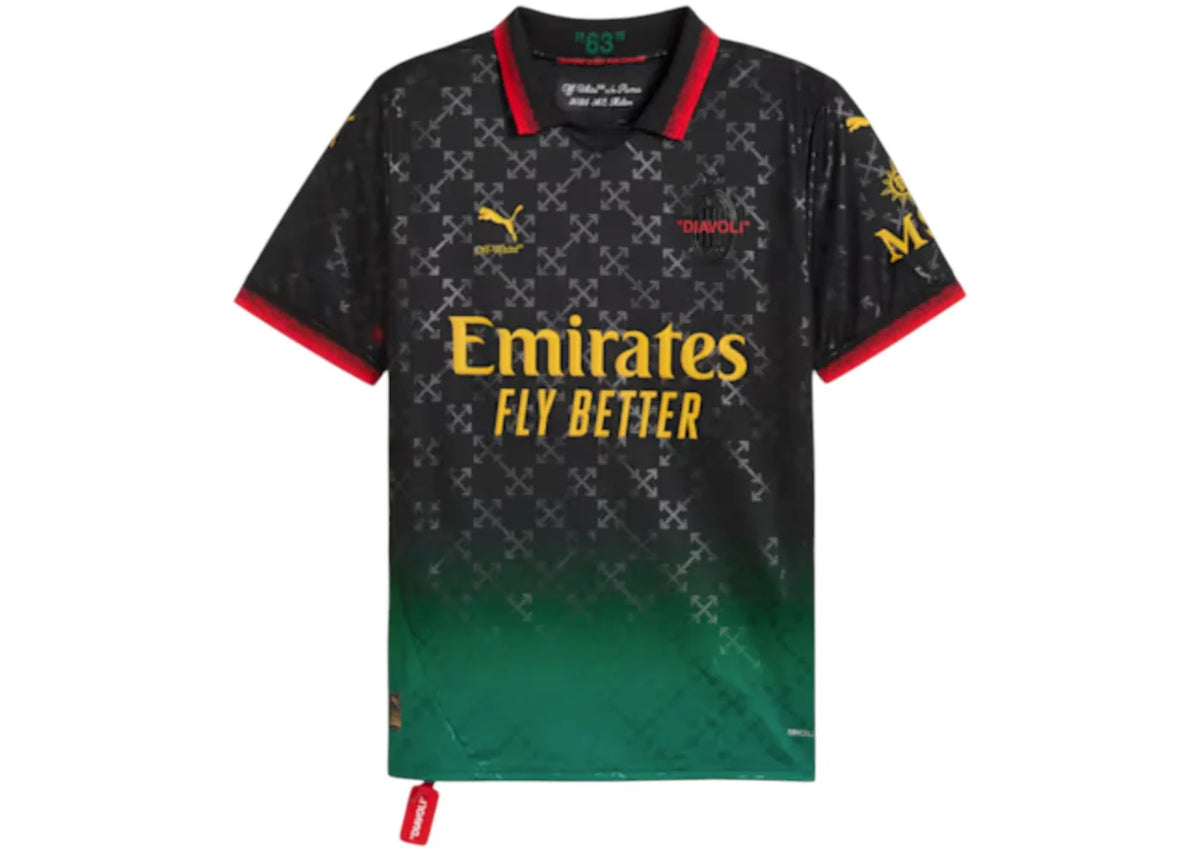 OFF-WHITE x Puma AC Milan Replica Jersey Black – OFF-WHITE – THE LAB CONCEPT CLUB Bienne