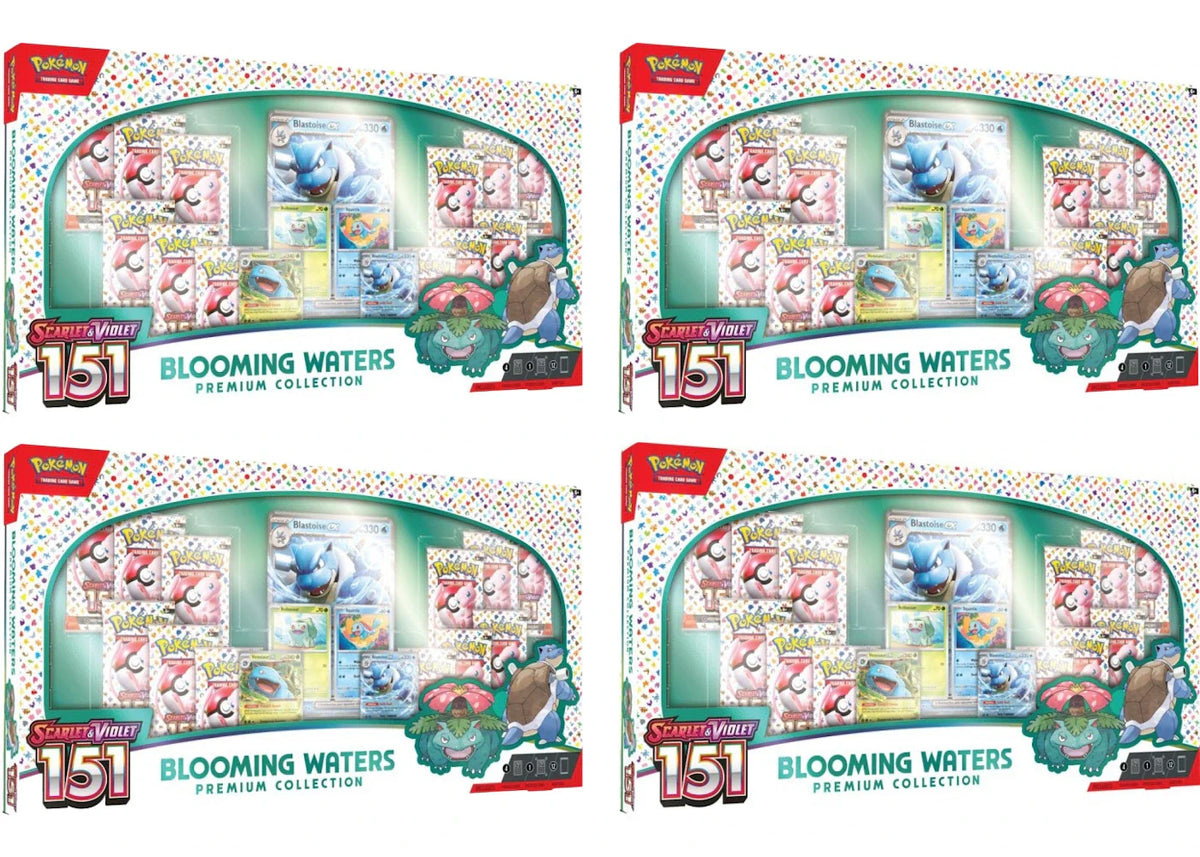 Pokémon Scarlet & Violet 151 Blooming Waters Premium Collection Box 4x Lot – Pokemon – THE LAB CONCEPT CLUB Bienne