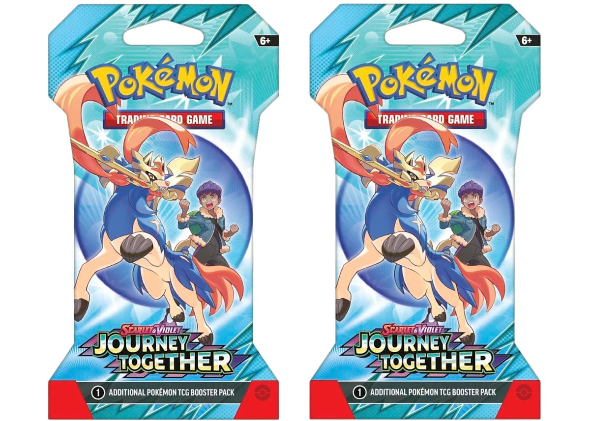 Pokémon Scarlet & Violet Journey Together Booster Pack 2x Lot – Pokemon – THE LAB CONCEPT CLUB Bienne