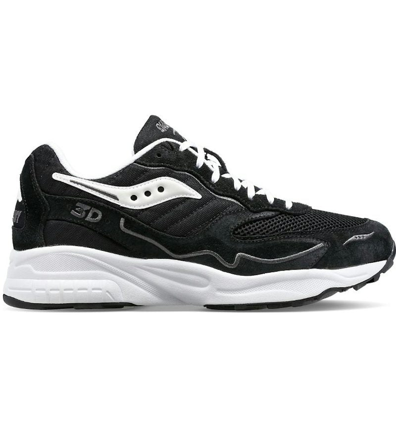 Saucony 3D Grid Hurricane Black White – Saucony – THE LAB CONCEPT CLUB Bienne