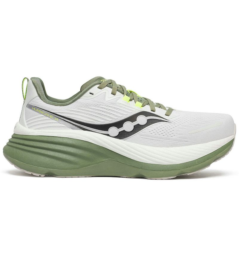 Saucony Hurricane 24 White Olivine – Saucony – THE LAB CONCEPT CLUB Bienne