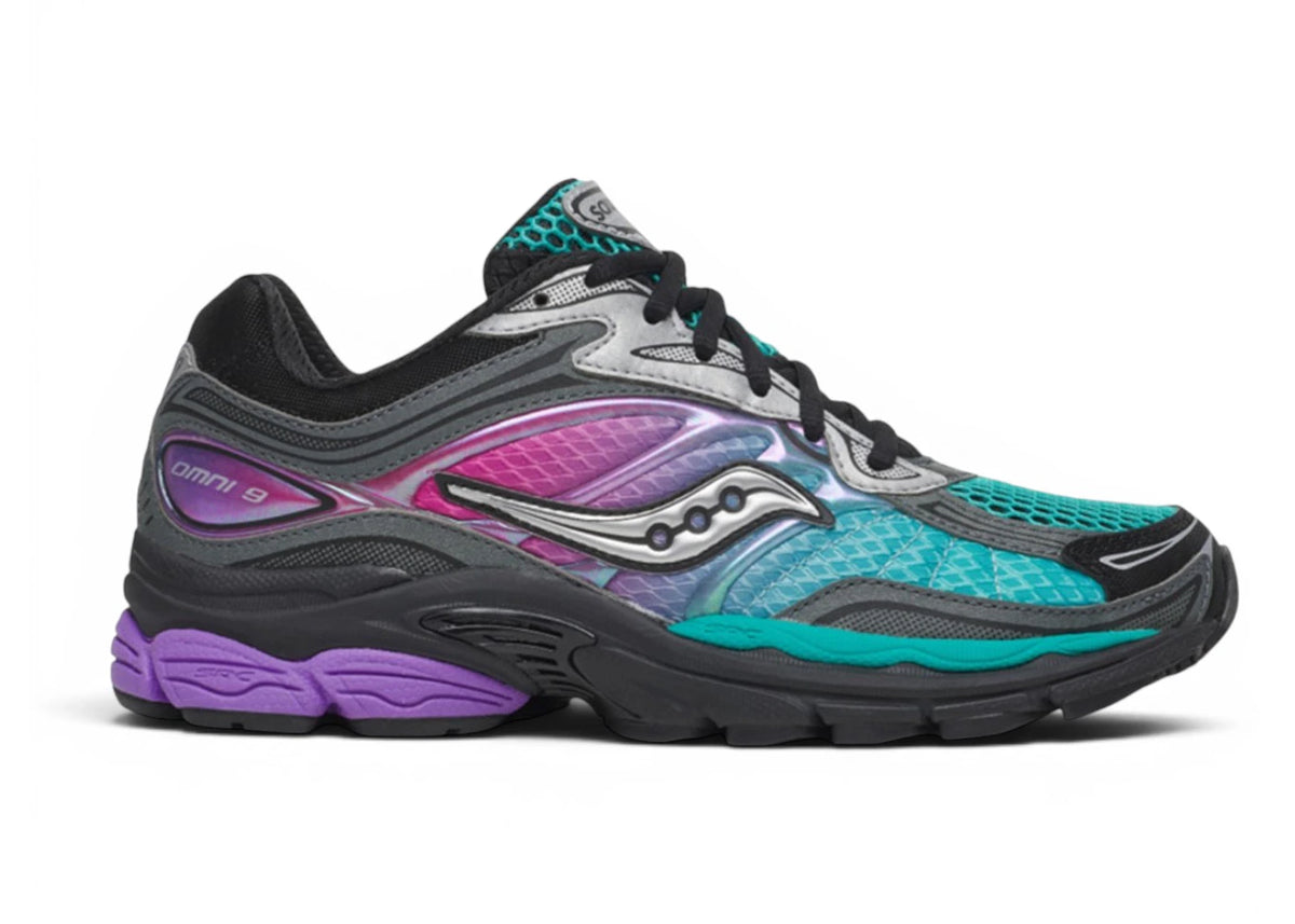 Saucony ProGrid Omni 9 Black Aqua – Saucony – THE LAB CONCEPT CLUB Bienne
