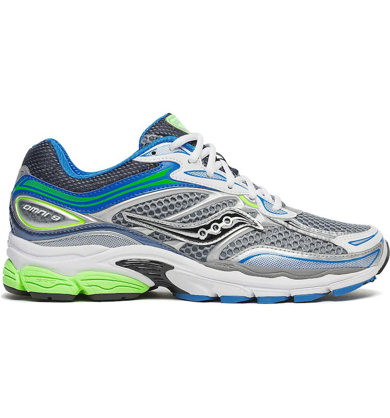 Saucony ProGrid Omni 9 Grey Slime Blue – Saucony – THE LAB CONCEPT CLUB Bienne