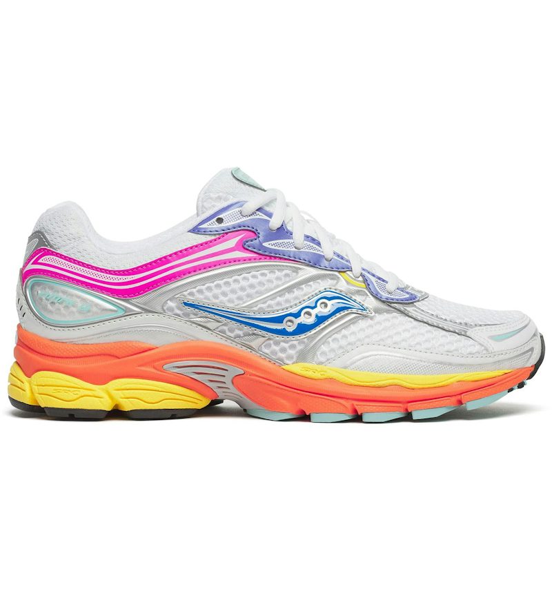 Saucony ProGrid Omni 9 White Multi Pink Orange Yellow – Saucony – THE LAB CONCEPT CLUB Bienne