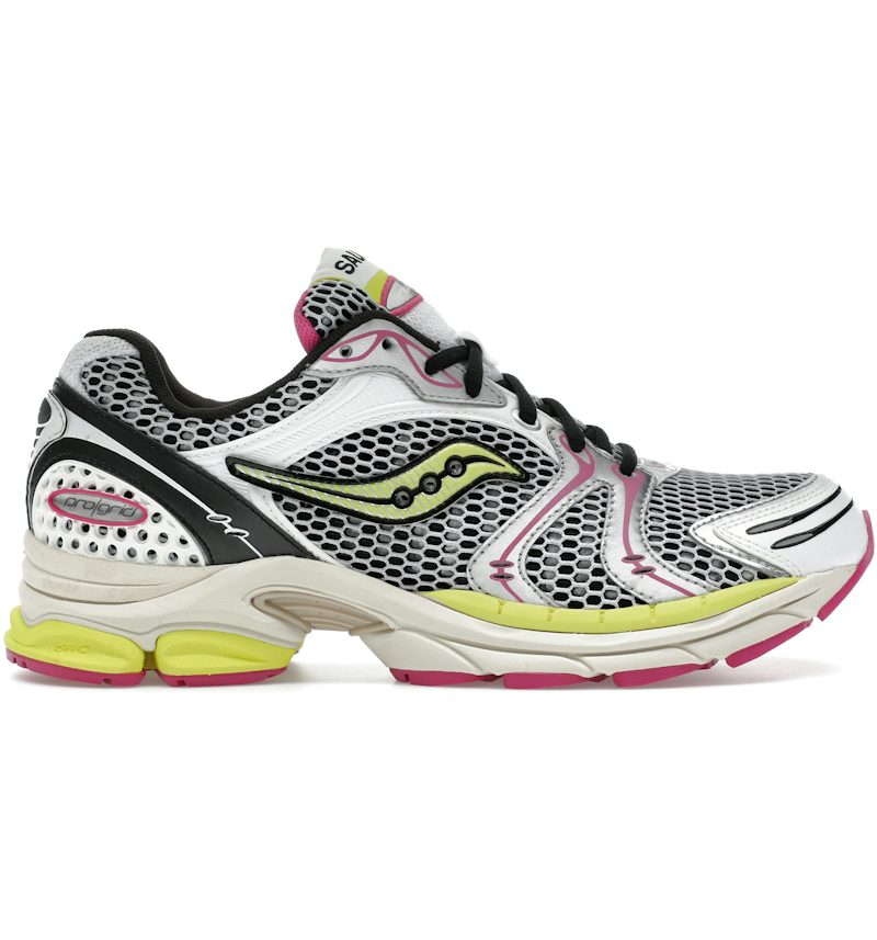Saucony ProGrid Triumph 4 White Fluo Pink – Saucony – THE LAB CONCEPT CLUB Bienne