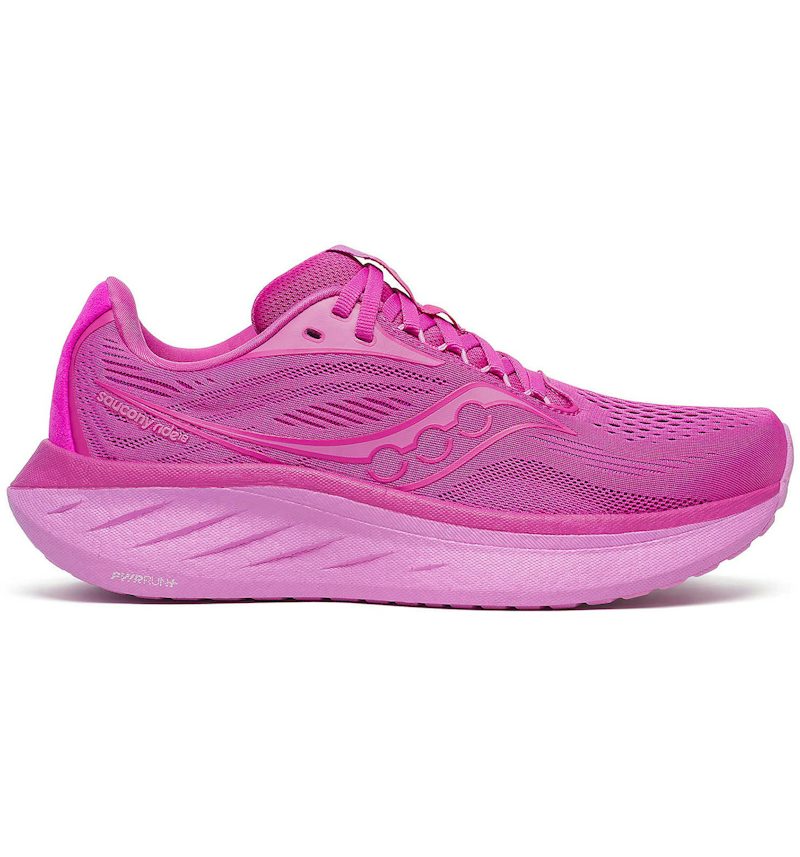 Saucony Ride 18 Fuchsia Tulip (Women's) – Saucony – THE LAB CONCEPT CLUB Bienne