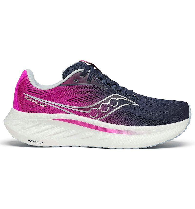 Saucony Ride 18 Navy Fuchsia (Women's) – Saucony – THE LAB CONCEPT CLUB Bienne