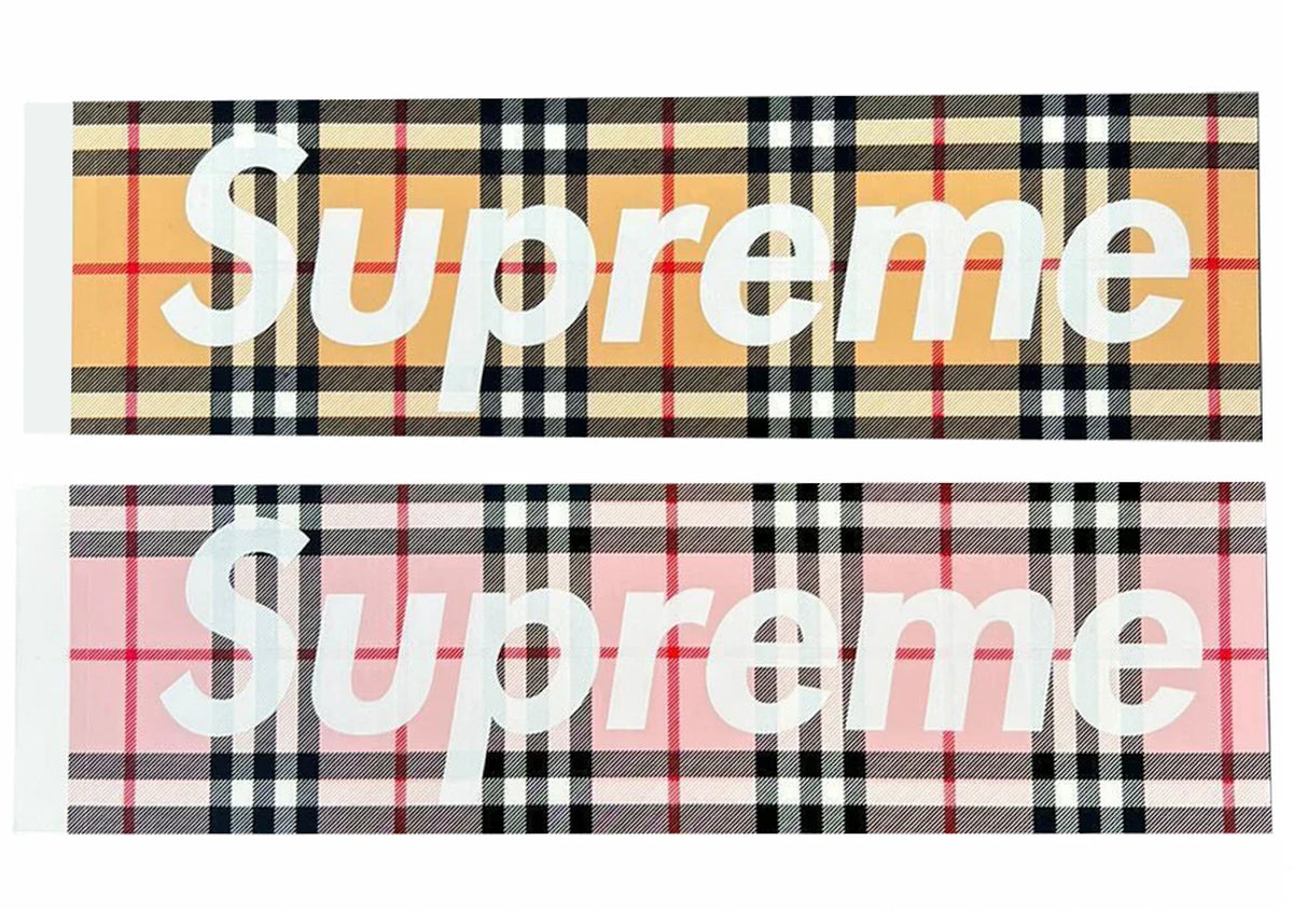 Supreme Burberry Box Logo Sticker Set – Supreme – THE LAB CONCEPT CLUB Bienne