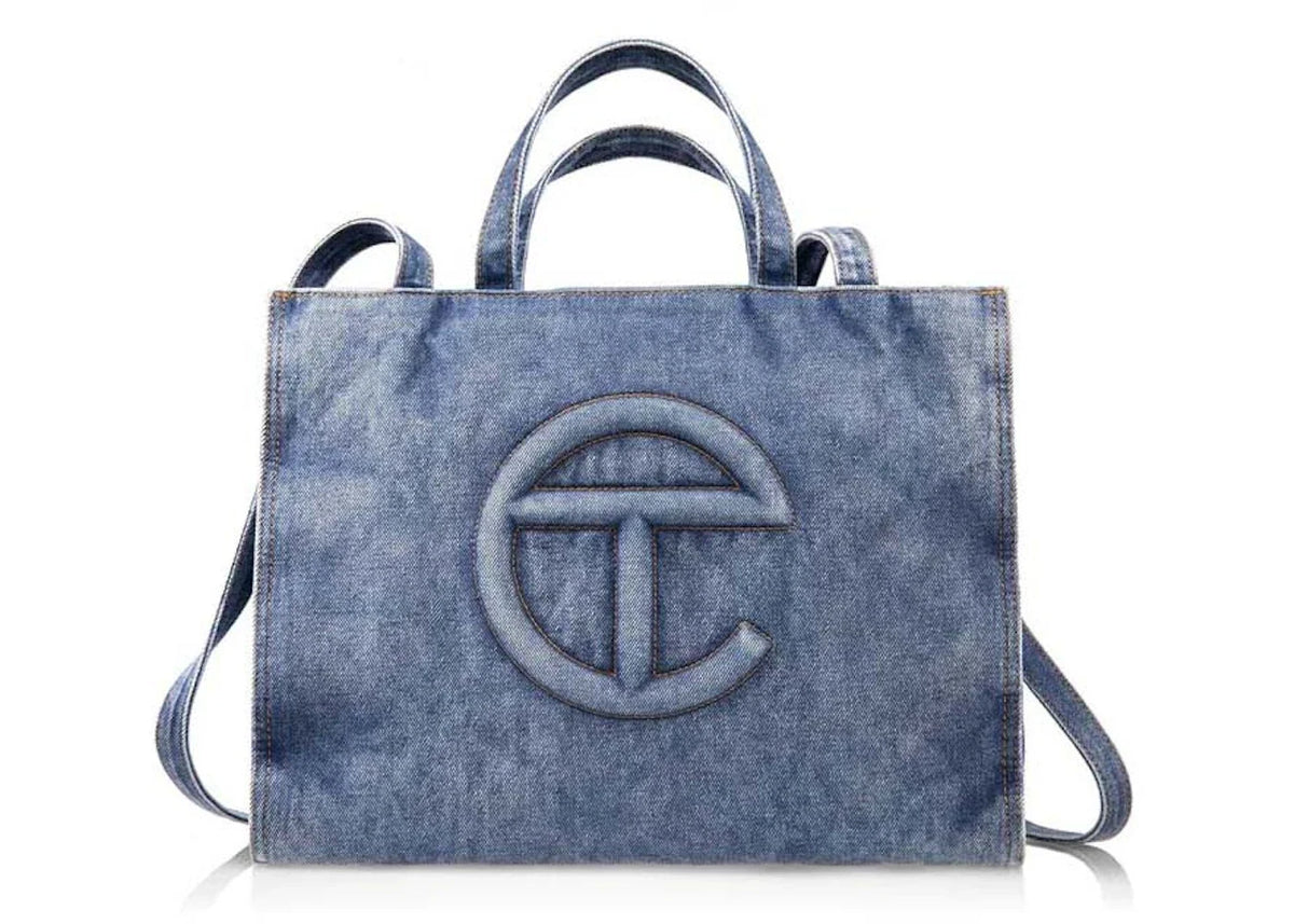 Telfar Medium Denim Shopping Bag Blue – Telfar – THE LAB CONCEPT CLUB Bienne