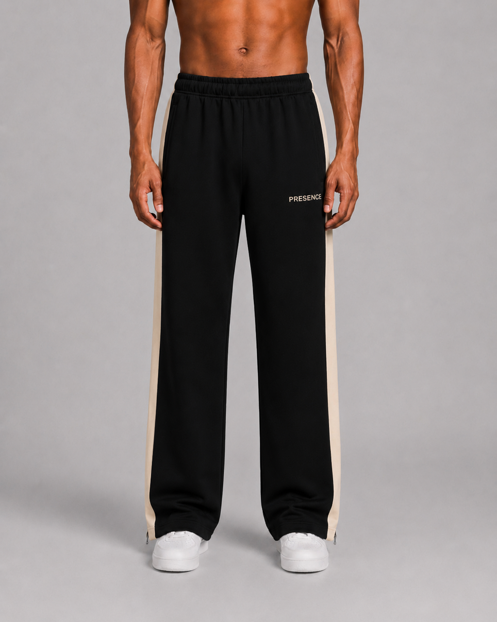 TRACK PANTS - BLACK