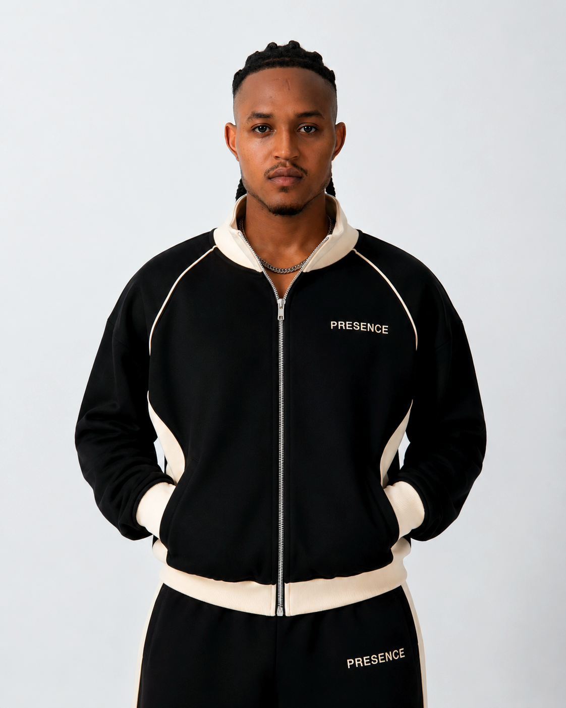 TRACK JACKET - BLACK