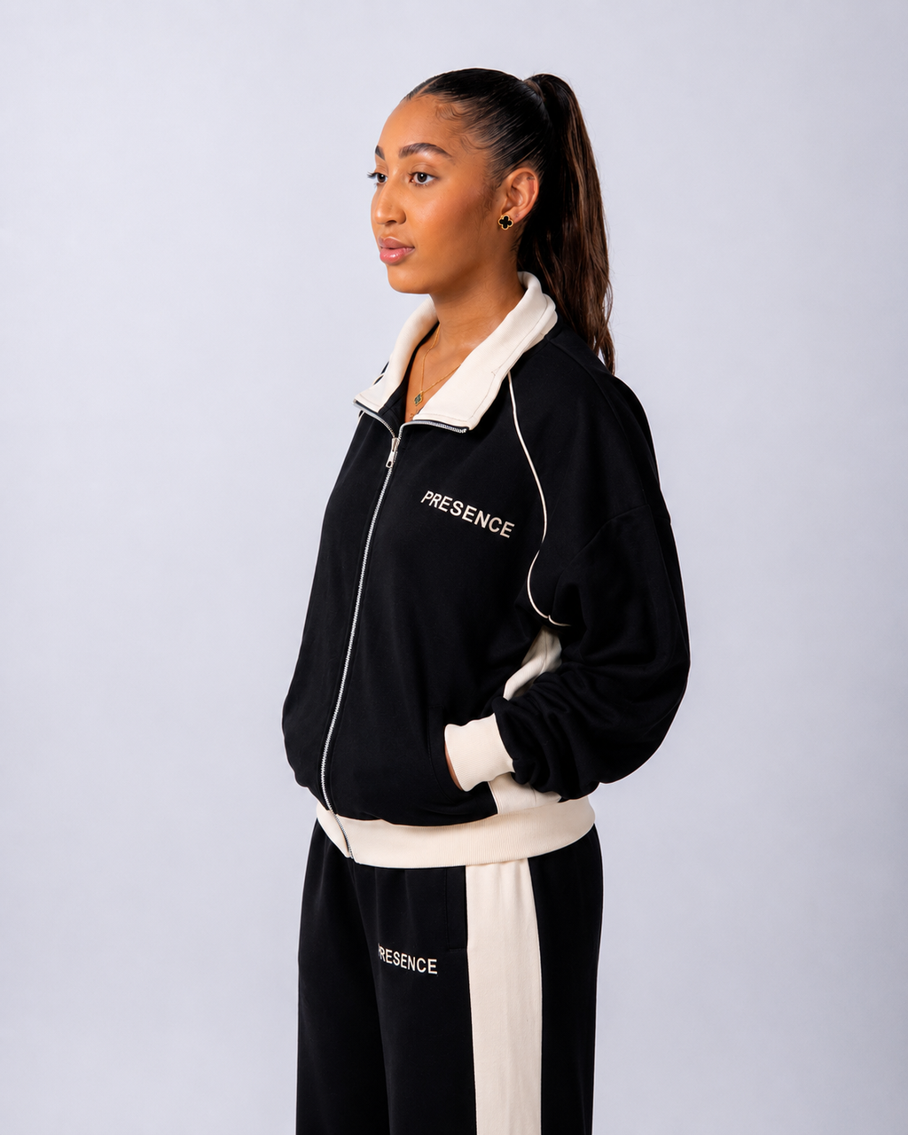 TRACK JACKET - BLACK