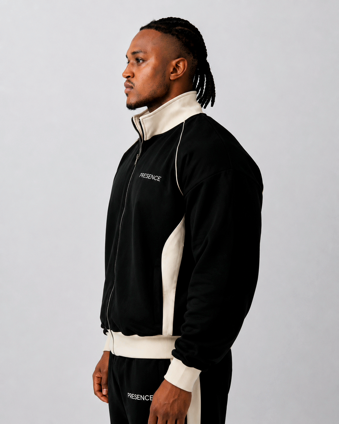 TRACK JACKET - BLACK