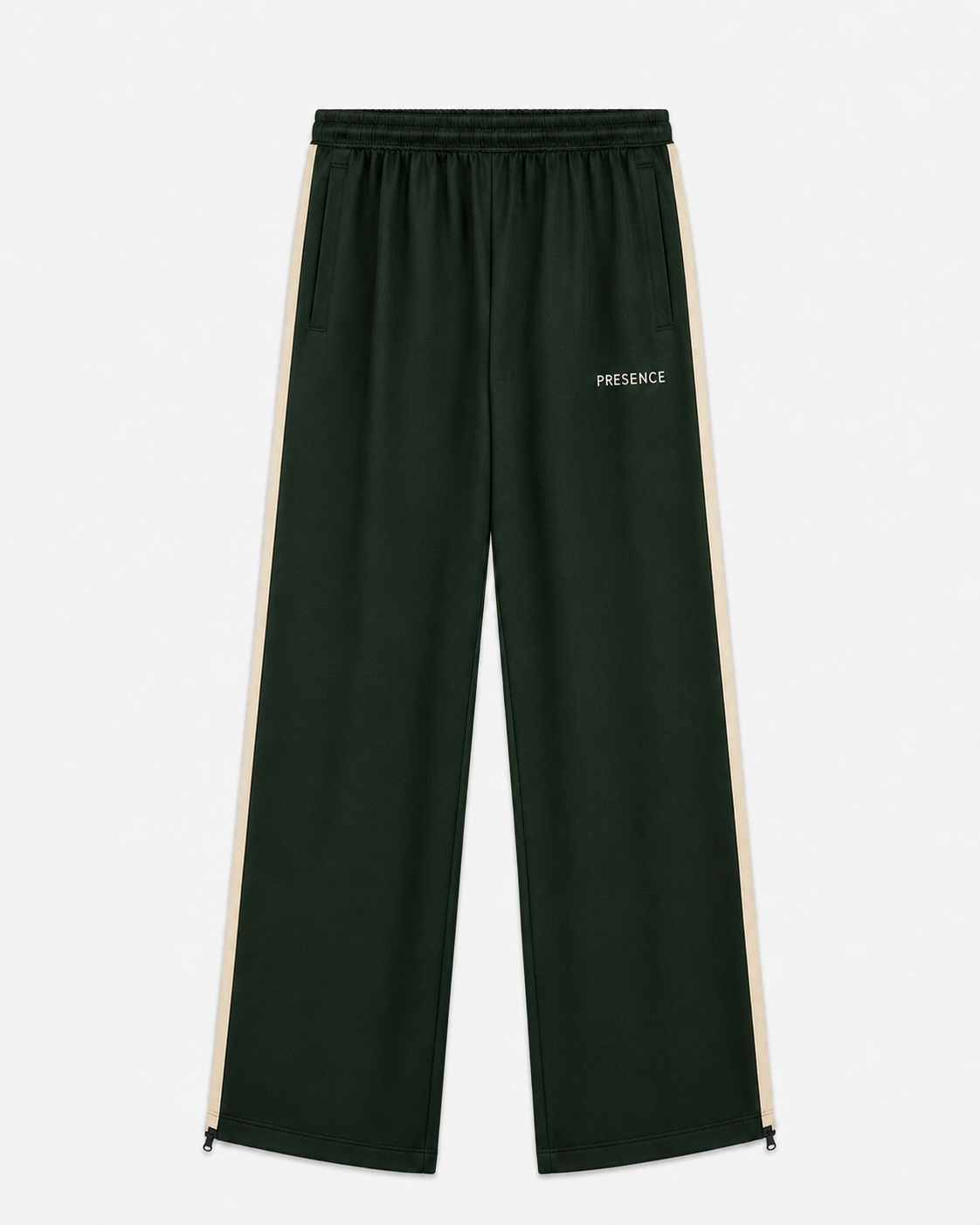 TRACK PANTS - FOREST GREEN