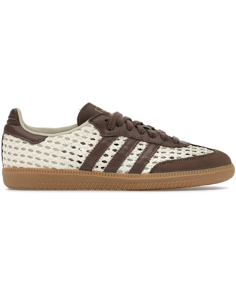 adidas Samba OG Basketweave Cream White Earth Strata (Women's) - sneaker Adidas