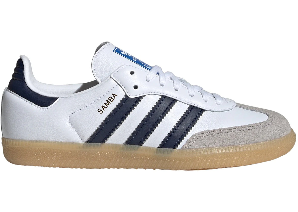adidas Samba OG Cloud White Collegiate Navy Gum (GS) – adidas – THE LAB CONCEPT CLUB Bienne