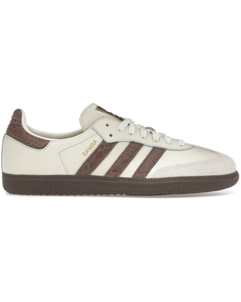adidas Samba OG Cream Earth Strata Maroon (Women's) - sneaker Adidas