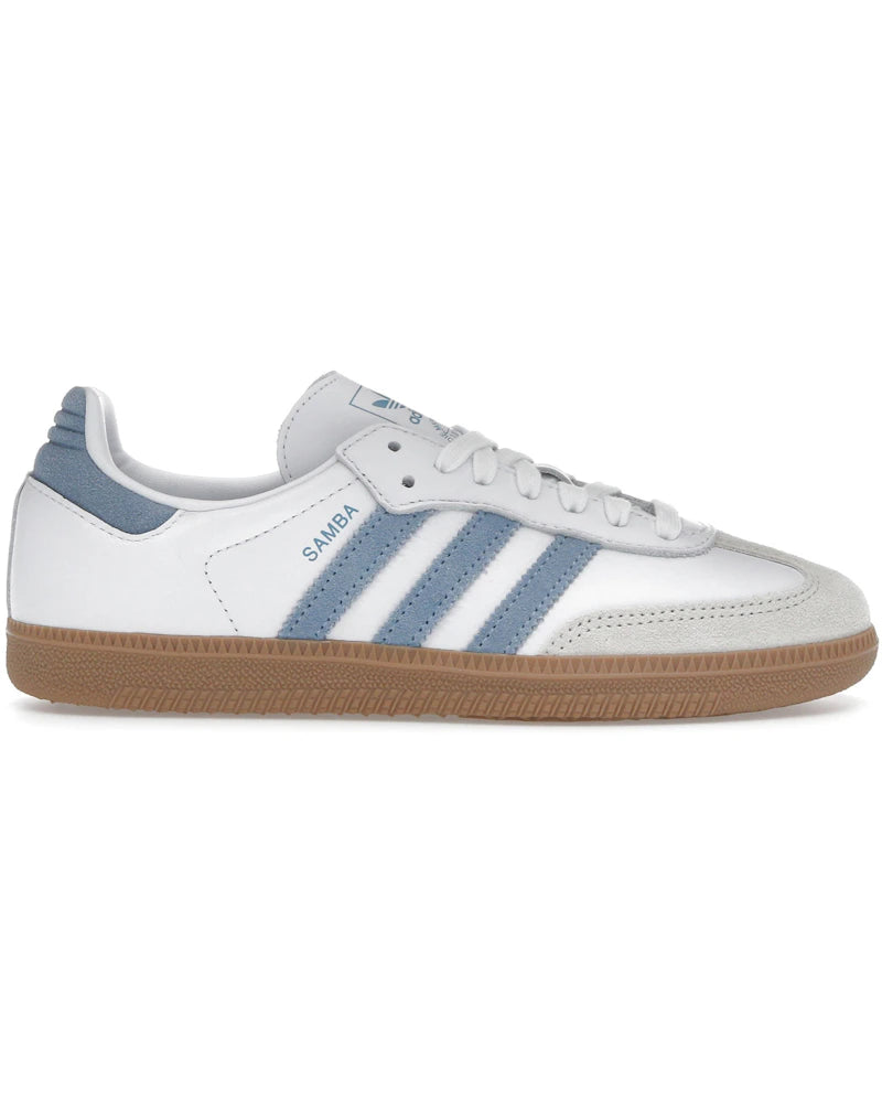 adidas Samba OG White Alumina Ash Blue (Women's) - sneaker Adidas