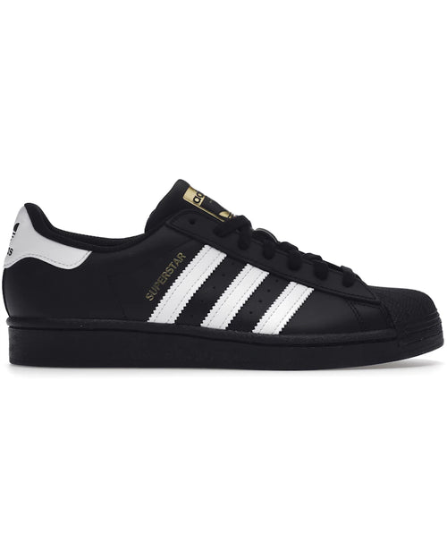 adidas Superstar Core Black Cloud White Gold - sneaker Adidas