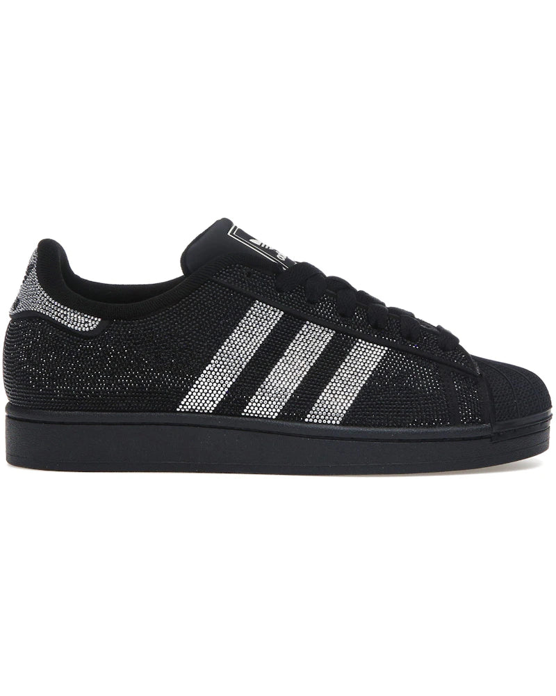 adidas Superstar II Rhinestone Black Silver (Women's) - sneaker Adidas