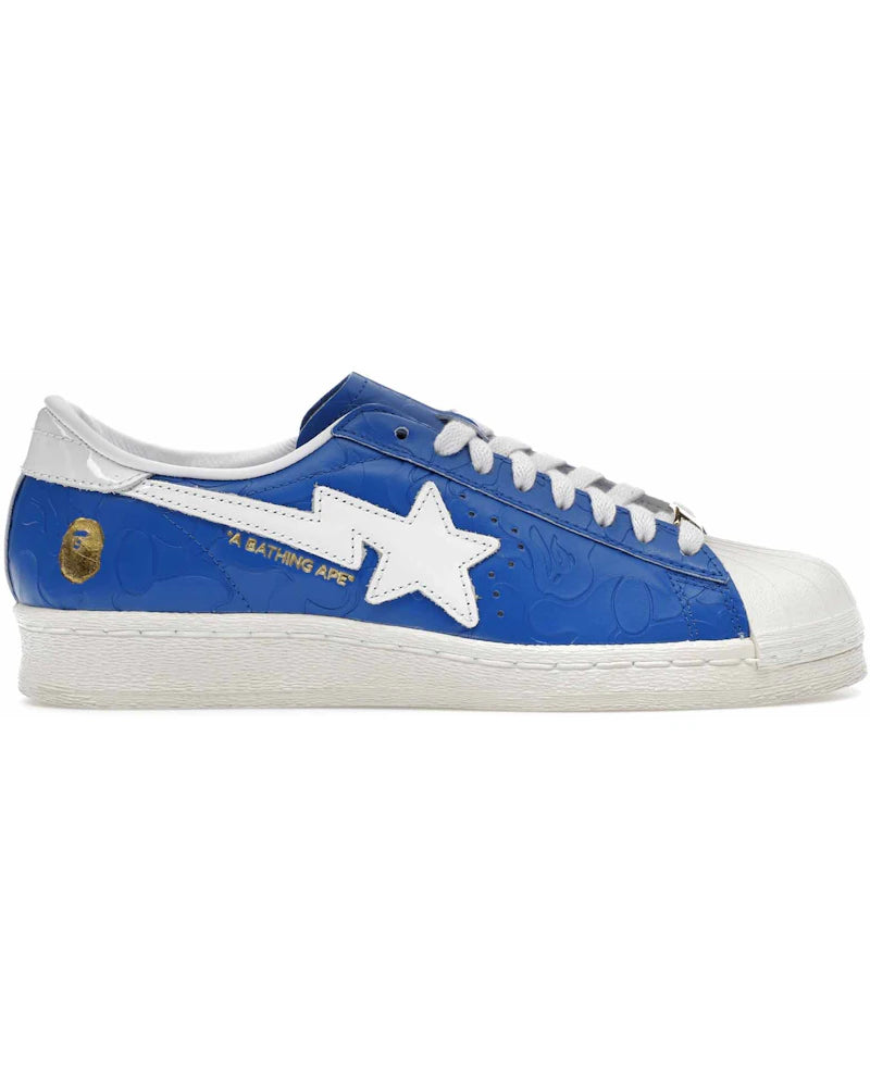 adidas Superstar Vintage Bape Blue White - sneaker Adidas