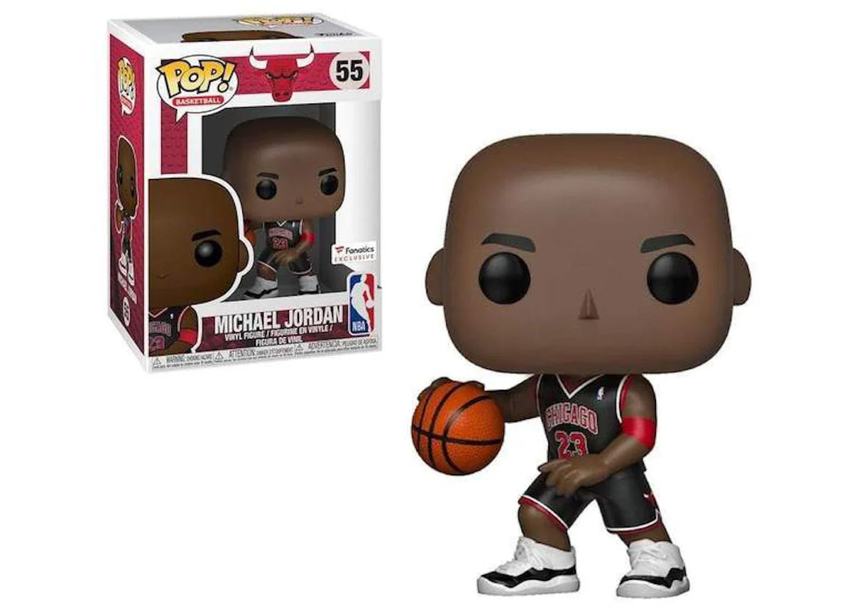 Funko Pop! Basketball Chicago Bulls Michael Jordan Black Jersey Fanatics Exclusive Figure #55 – Funko – THE LAB CONCEPT CLUB…