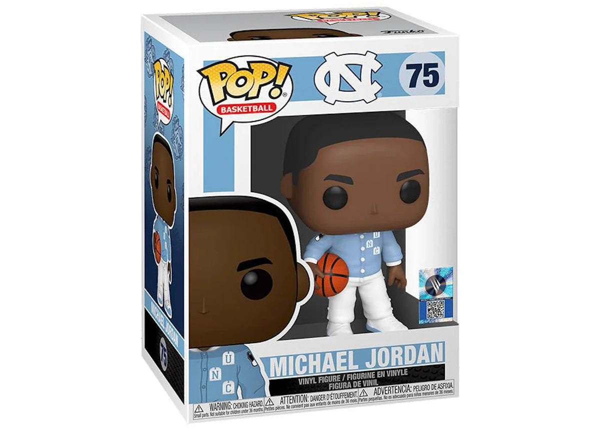 Funko Pop! Basketball Michael Jordan UNC Warm Up Figure #75 – Funko – THE LAB CONCEPT CLUB Bienne